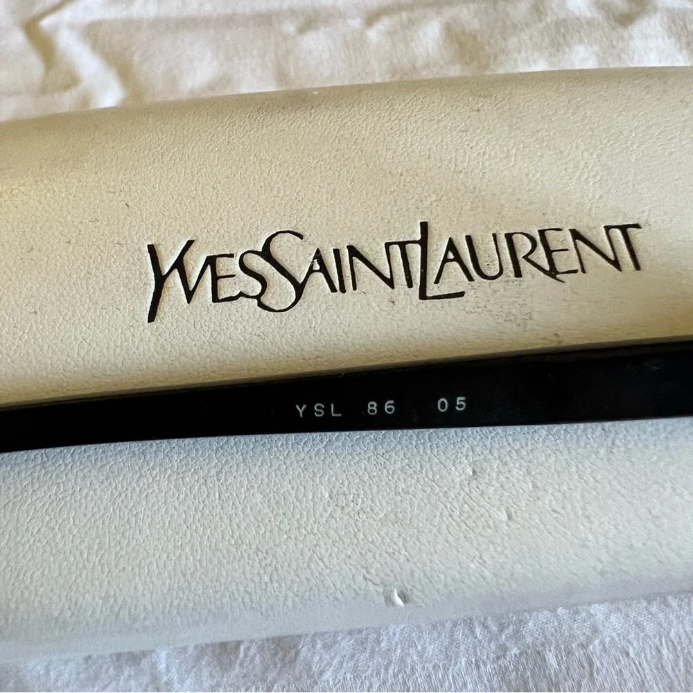 Vintage YVES SAINT LAURENT 549 Oversized Sunglasses Frame Made in France - Picture 9 of 16